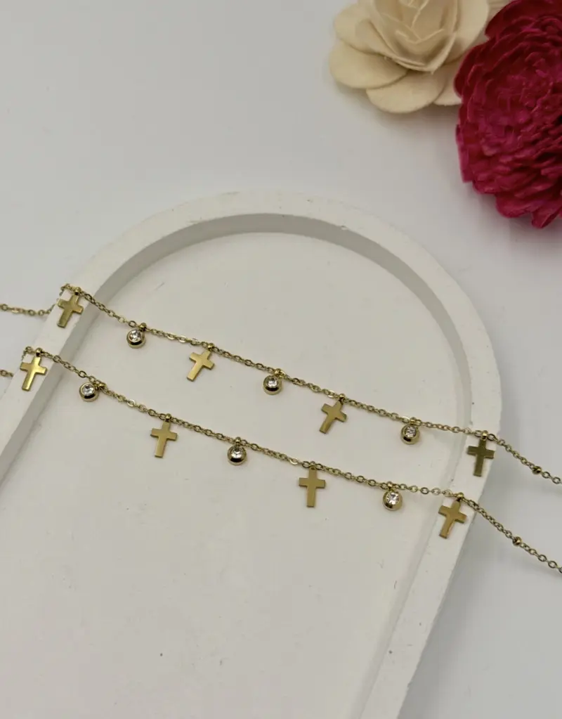 Cross Anklet